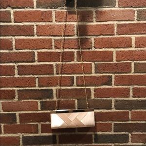 La Regale Nora Textured Satin Frame Clutch